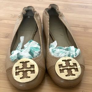 Tory Burch nude flats
